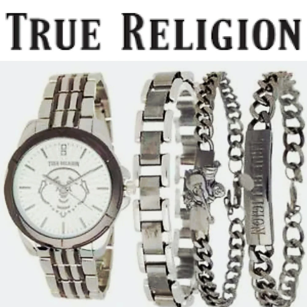 True Religion Buddha Guitsr Chronohraph Watch‎ & Bracelet Collection